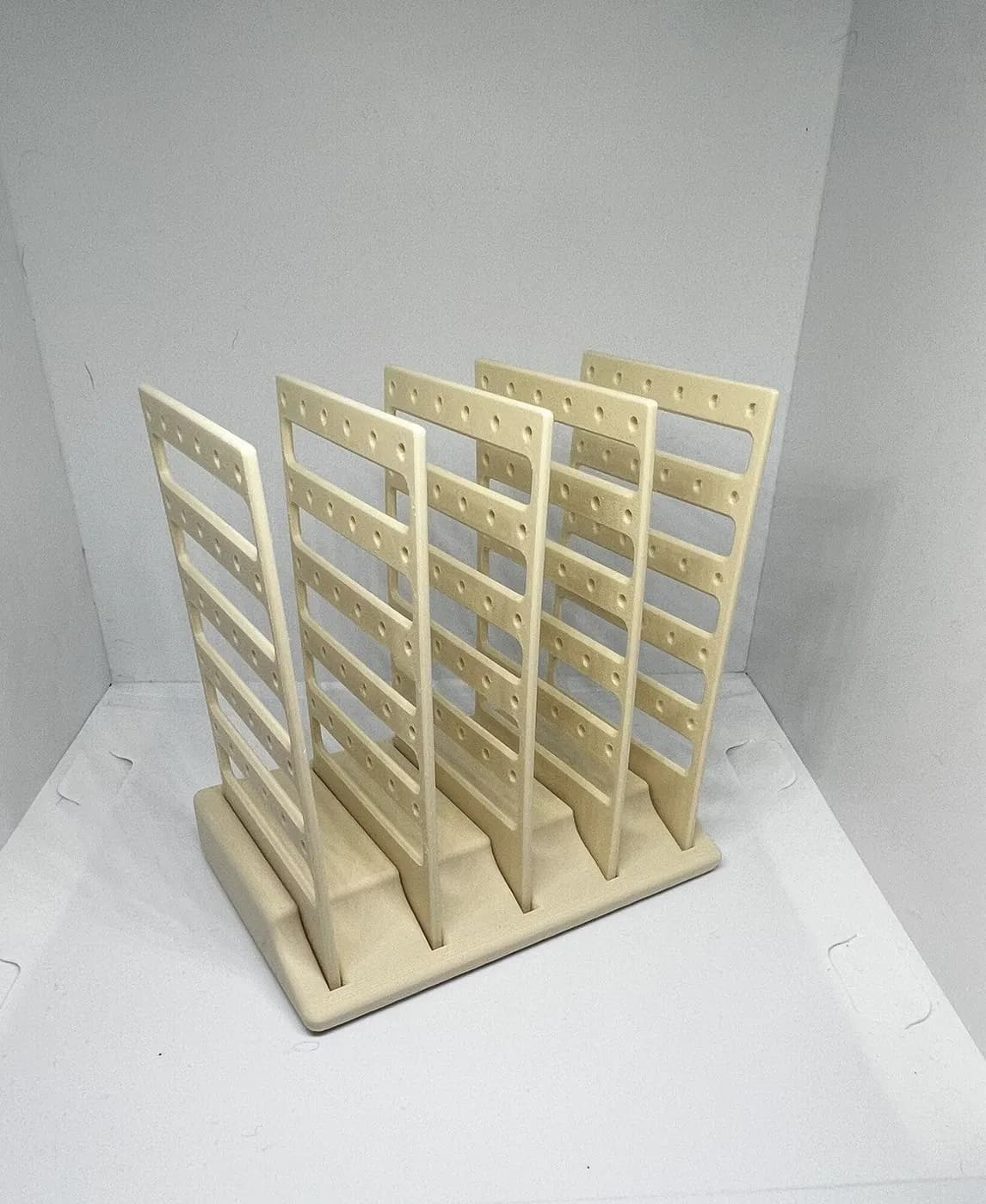 Cream earring display Show Stand Organiser 75 Pairs Any Colour Available, view 3