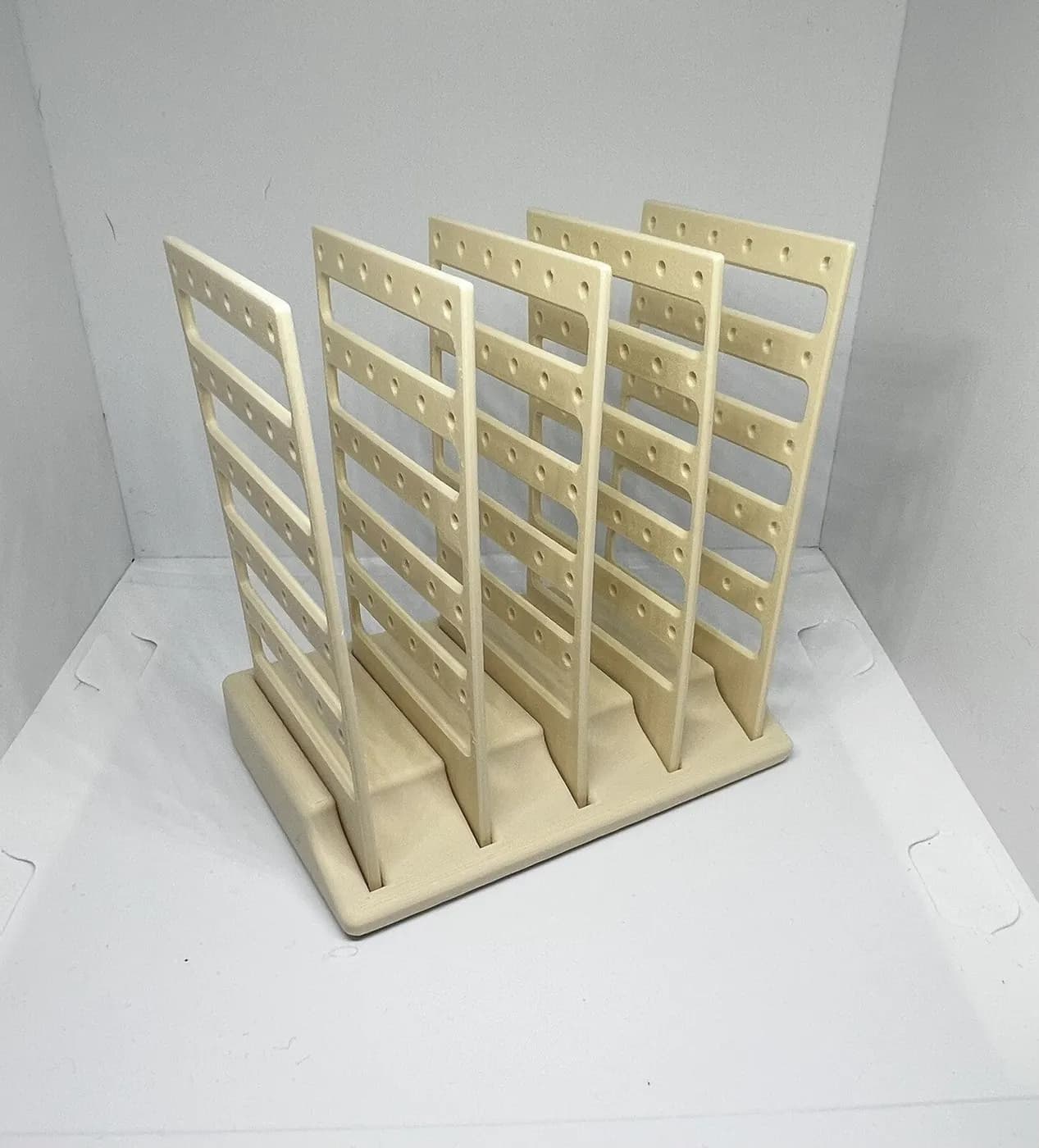 Cream earring display Show Stand Organiser 75 Pairs Any Colour Available, view 4