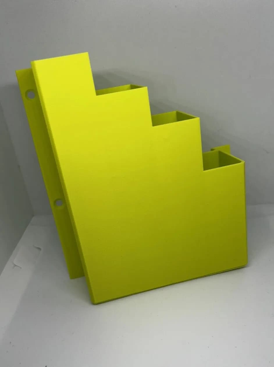 Extra large Cable Tie Holder Zip Storage Rack Wall Mount Organiser Ryobi Green, view 2