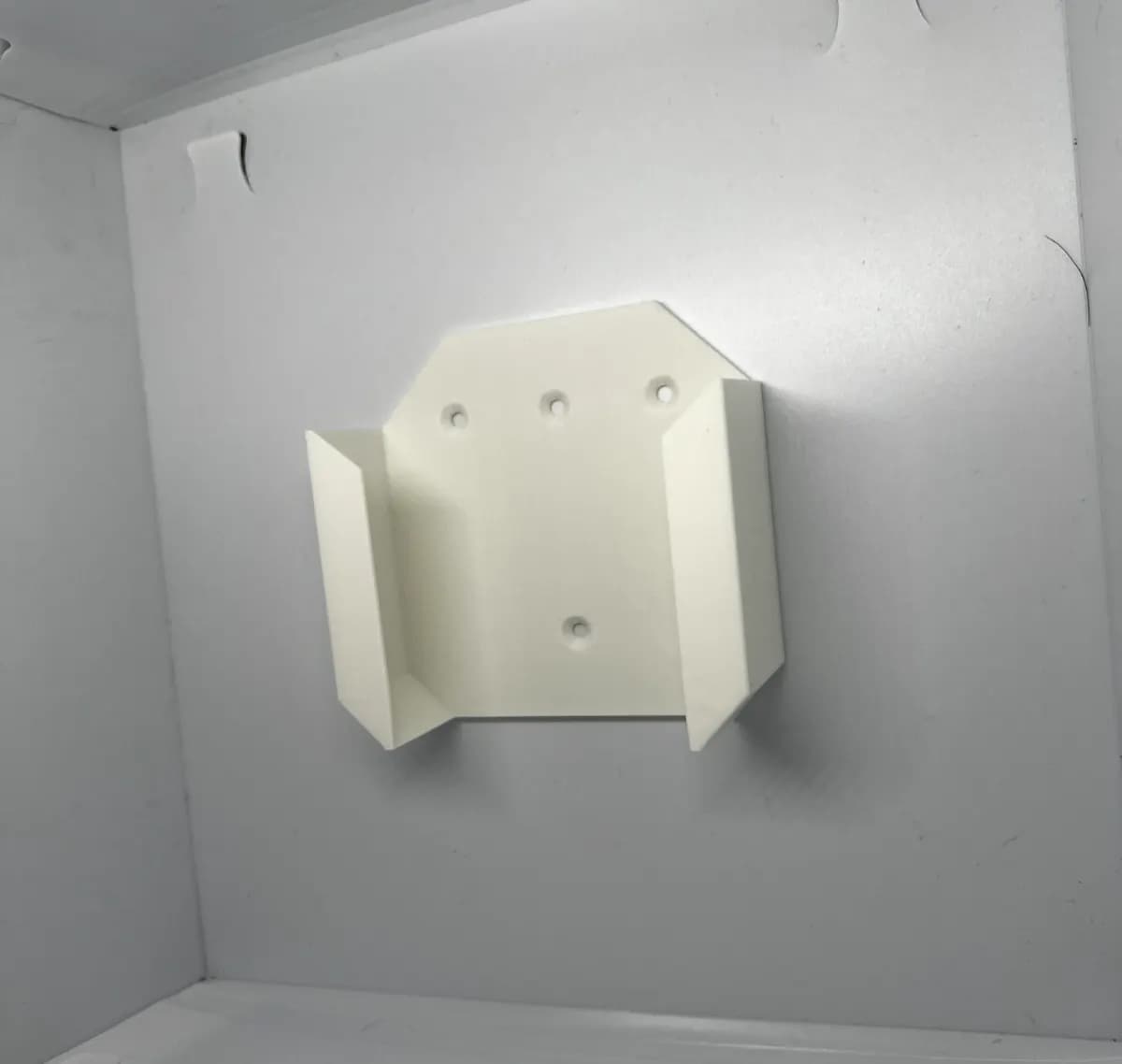 Full Philips Hue Light Bridge Holder White Bracket Wall Mount Screw Cradle UK, view 3