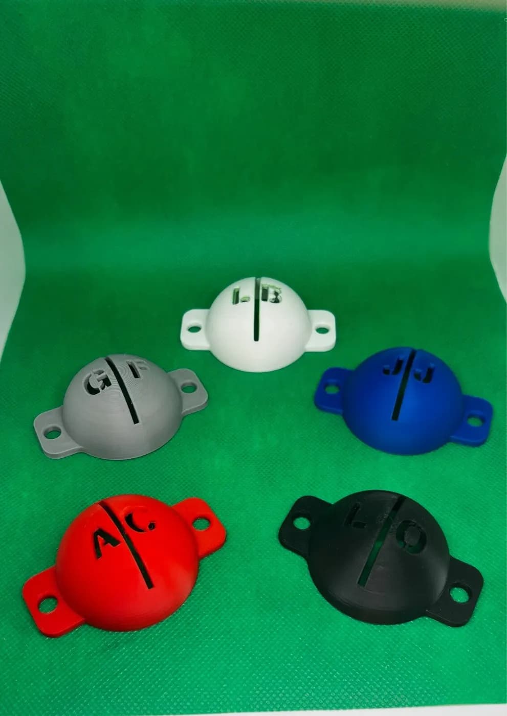 Golf Ball Stencil Line Marker Personalise with your own initials Marker Pen Inc, view 2