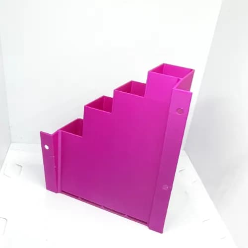 Hot Pink Cable Tie Holder Zip Tie Storage Rack Wall Mount Organiser Container, view 5