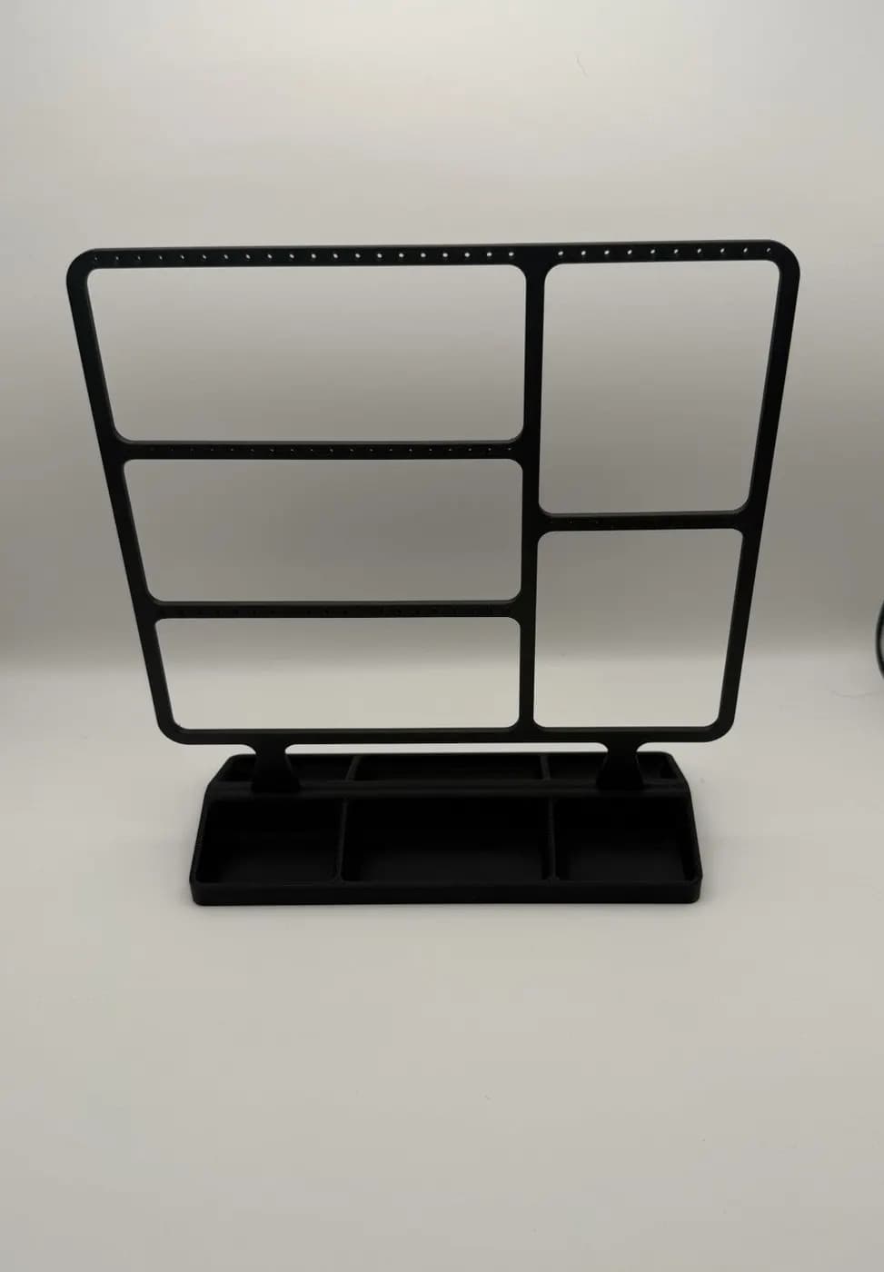 Large Black Earring Jewellery display stand organiser storage, view 3