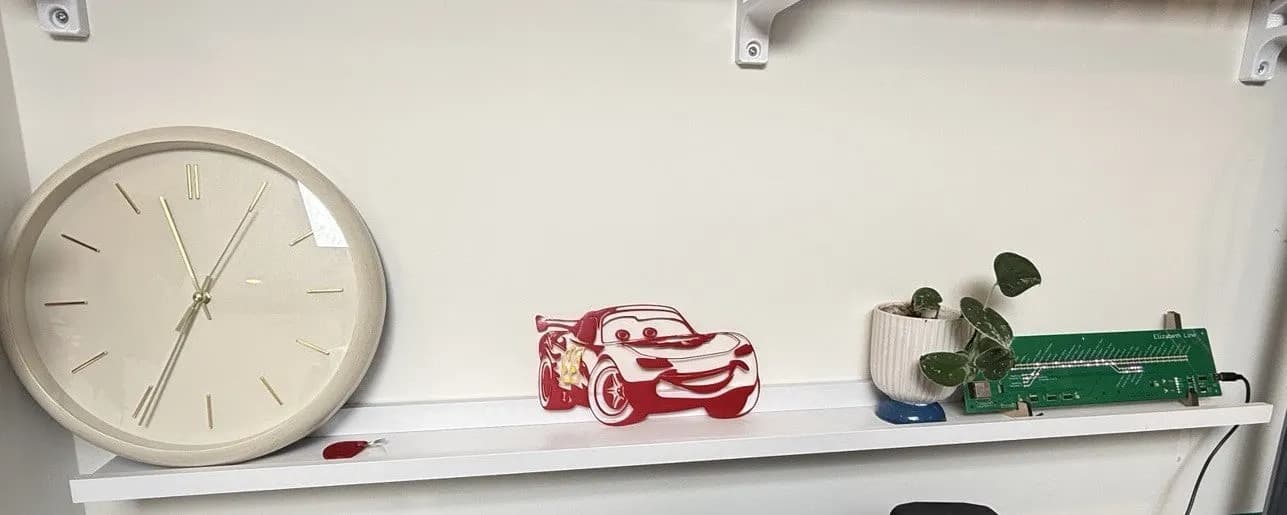 Lightning McQueen 3d Print Art / Wall Art Disney Cars Kids Bedroom Decoration, view 4