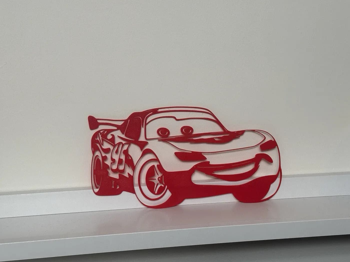 Lightning McQueen 3d Print Art / Wall Art Disney Cars Kids Bedroom Decoration, view 5