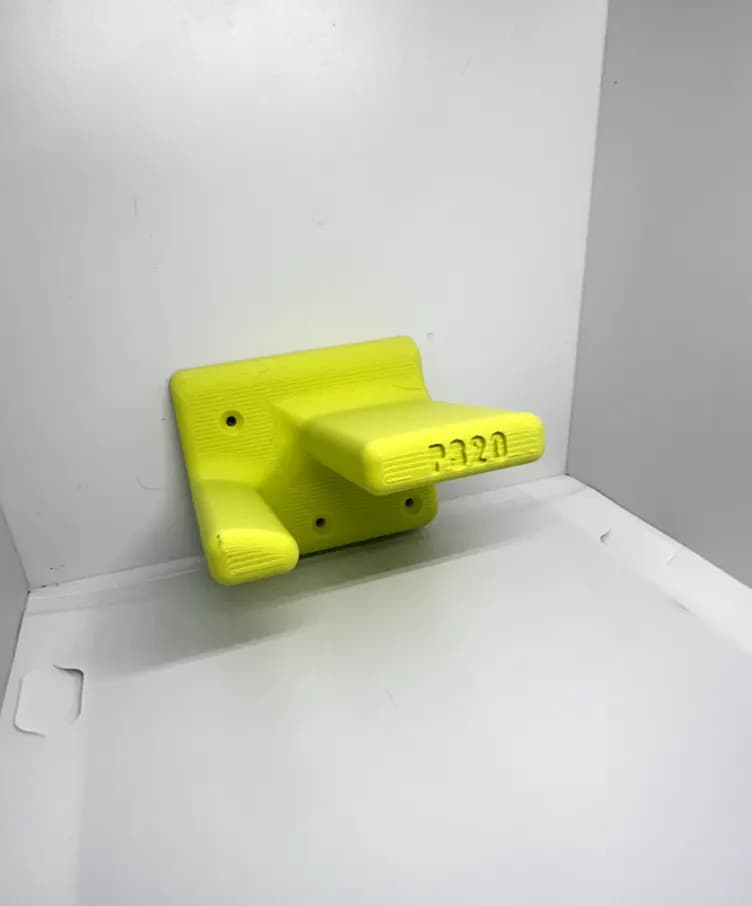 Ryobi 18 gauge Brad nailer nail gun wall mount holder display storage organiser, view 7