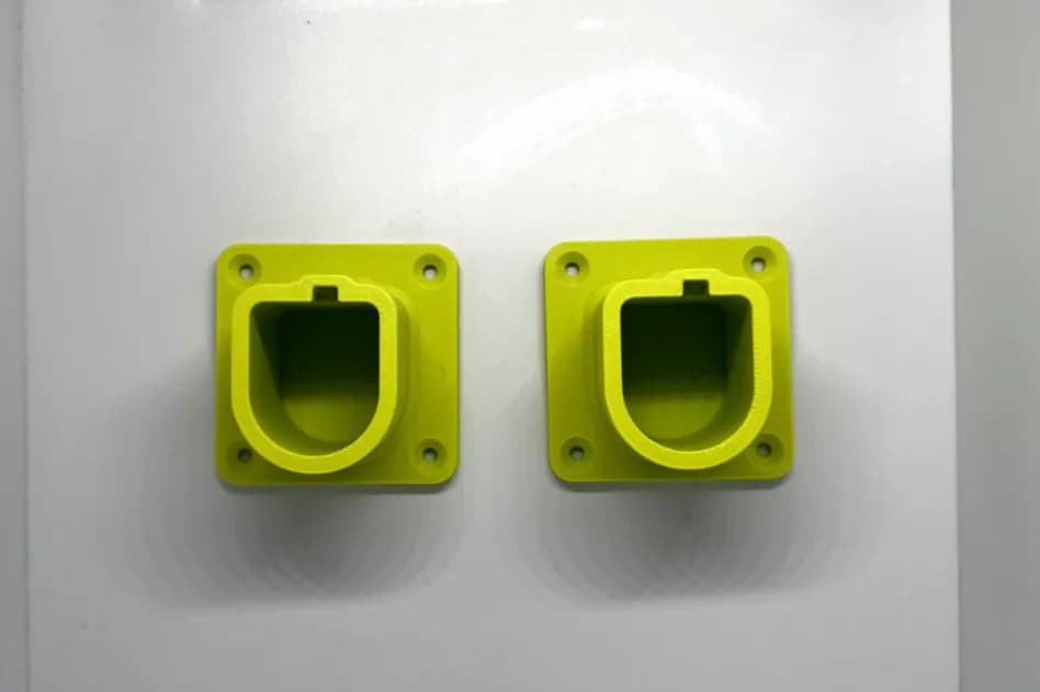 Ryobi One 18v Battery wall mount organiser storage 2 pack green, view 4