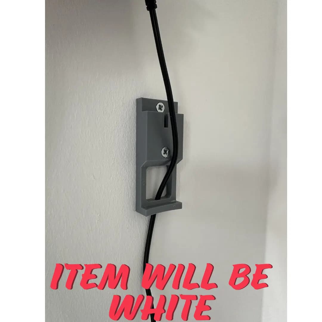 Shark Stratos Vacuum White Wall Mount accessory holder cable management IZ400, view 3