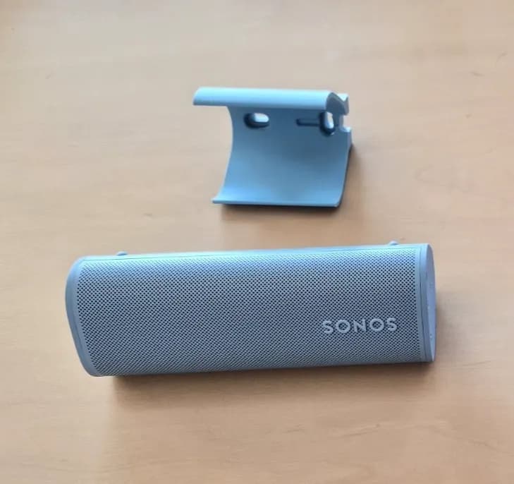 single Blue Horizontal Wall Mount for Sonos Roam Bracket Holder Mount Stand UK, view 3