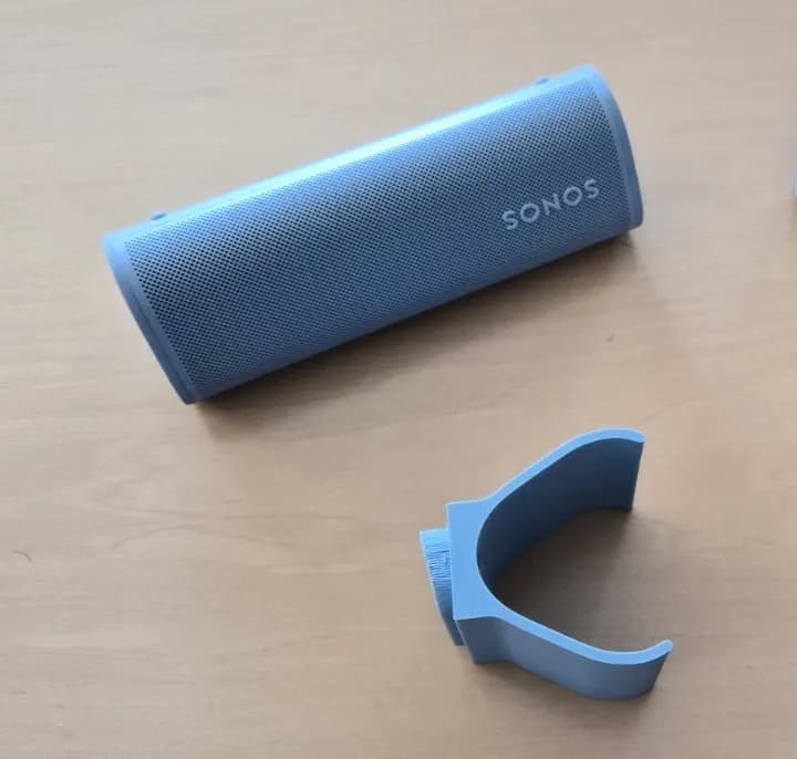 single Blue Horizontal Wall Mount for Sonos Roam Bracket Holder Mount Stand UK, view 5
