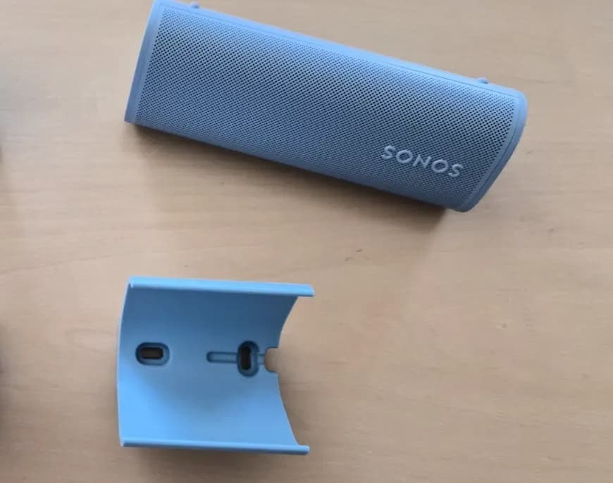 single Blue Horizontal Wall Mount for Sonos Roam Bracket Holder Mount Stand UK, view 6