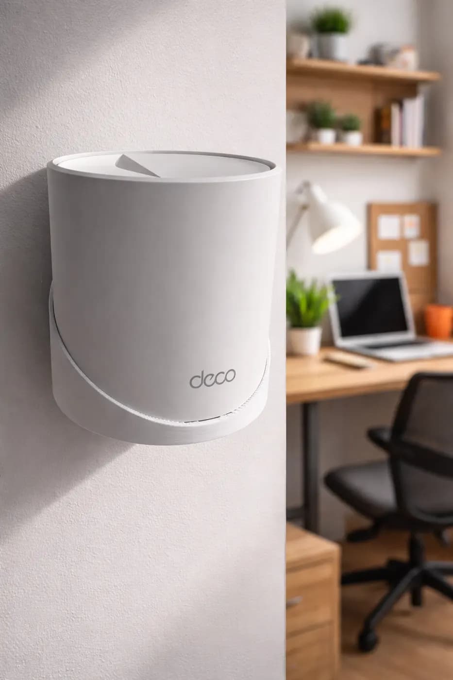 TP-Link Deco X50 5G Wall Mount Holder 3D Printed Mesh WiFi Bracket UK, view 2