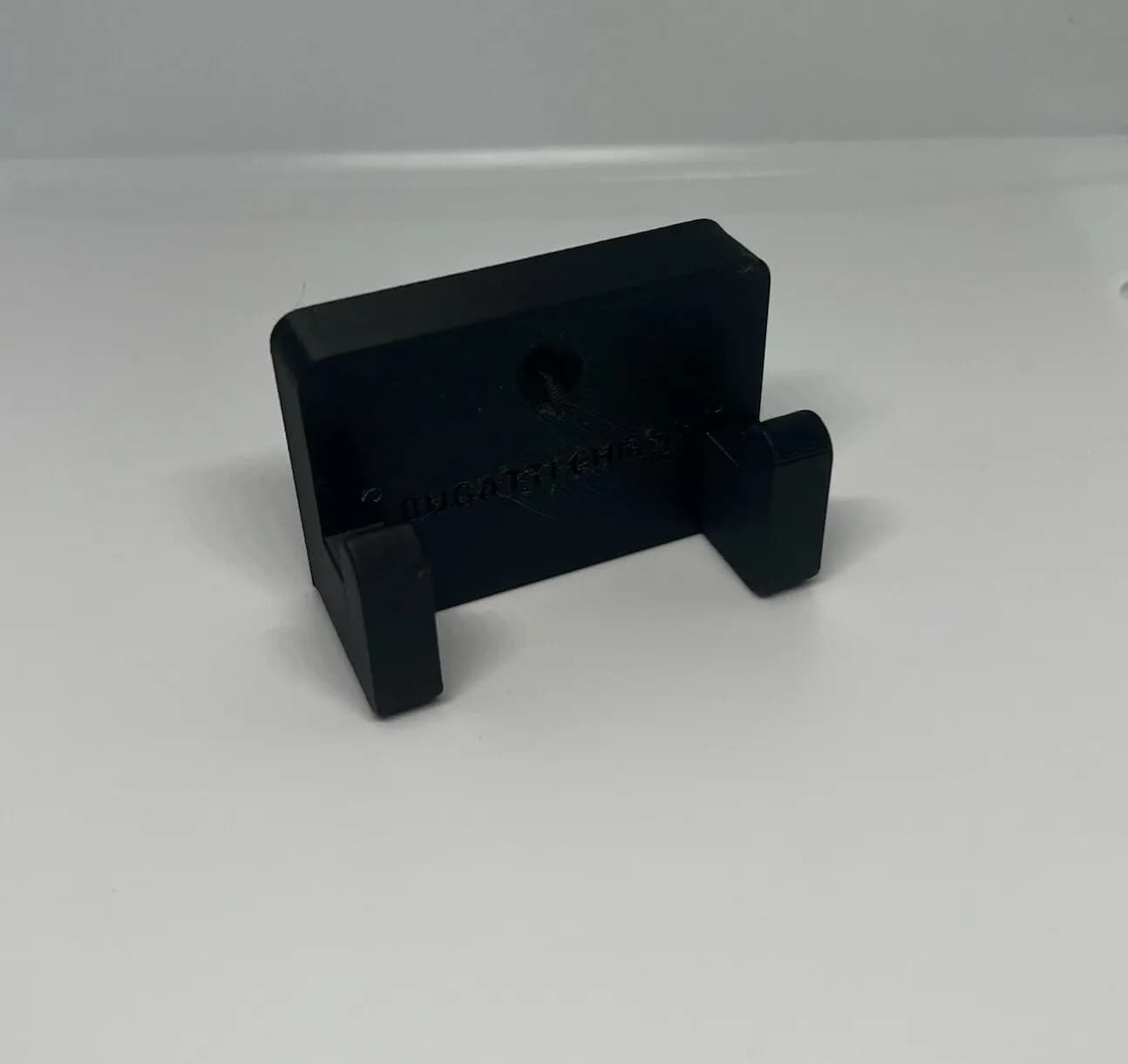 Wall mount bracket for LEGO 42083 Technic Bugatti Chiron BLACK, view 2