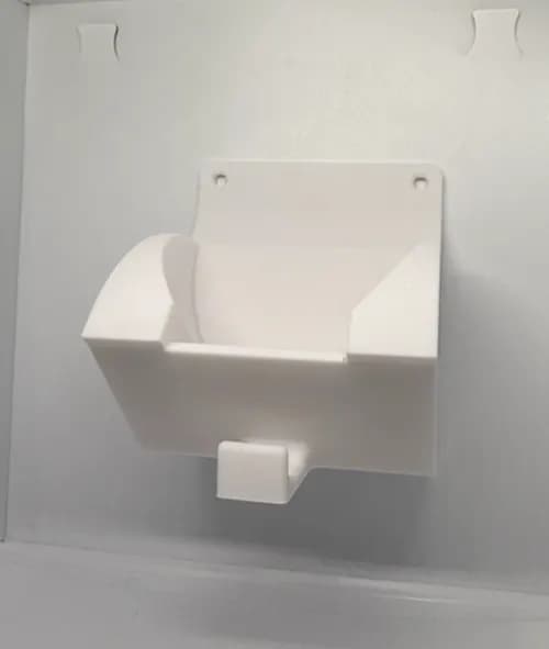 Wall mount bracket for Russell Hobbs Steam Genie 2 in 1 iron clothers steamer, view 6