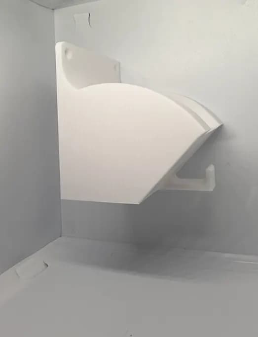 Wall mount bracket for Russell Hobbs Steam Genie 2 in 1 iron clothers steamer, view 7