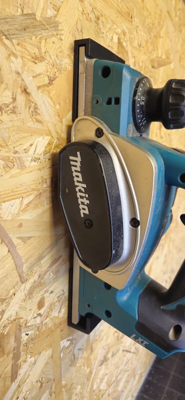 Wall mount bracket holderfor Makita dkp180z 18v lxt cordless planer Any colour, view 2