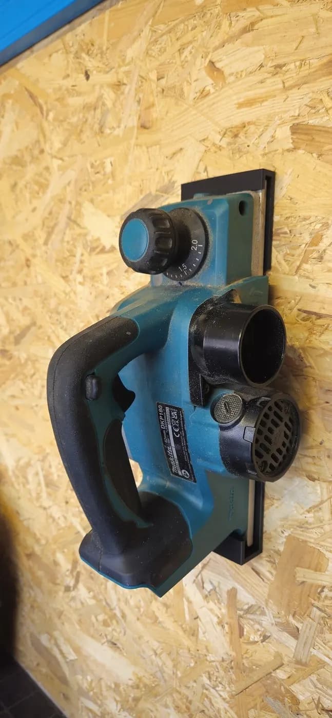 Wall mount bracket holderfor Makita dkp180z 18v lxt cordless planer Any colour, view 4