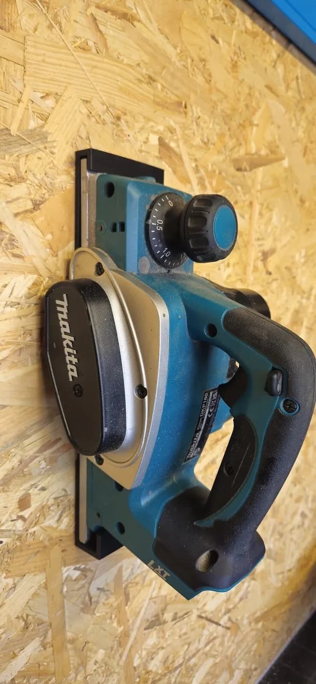 Wall mount bracket holderfor Makita dkp180z 18v lxt cordless planer Any colour, view 5