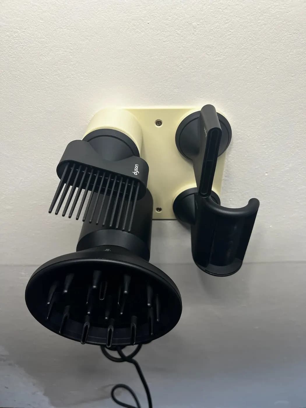 Wall Mount Bracket Stand Holder for Dyson Supersonic Hair Dryer Beige, view 2