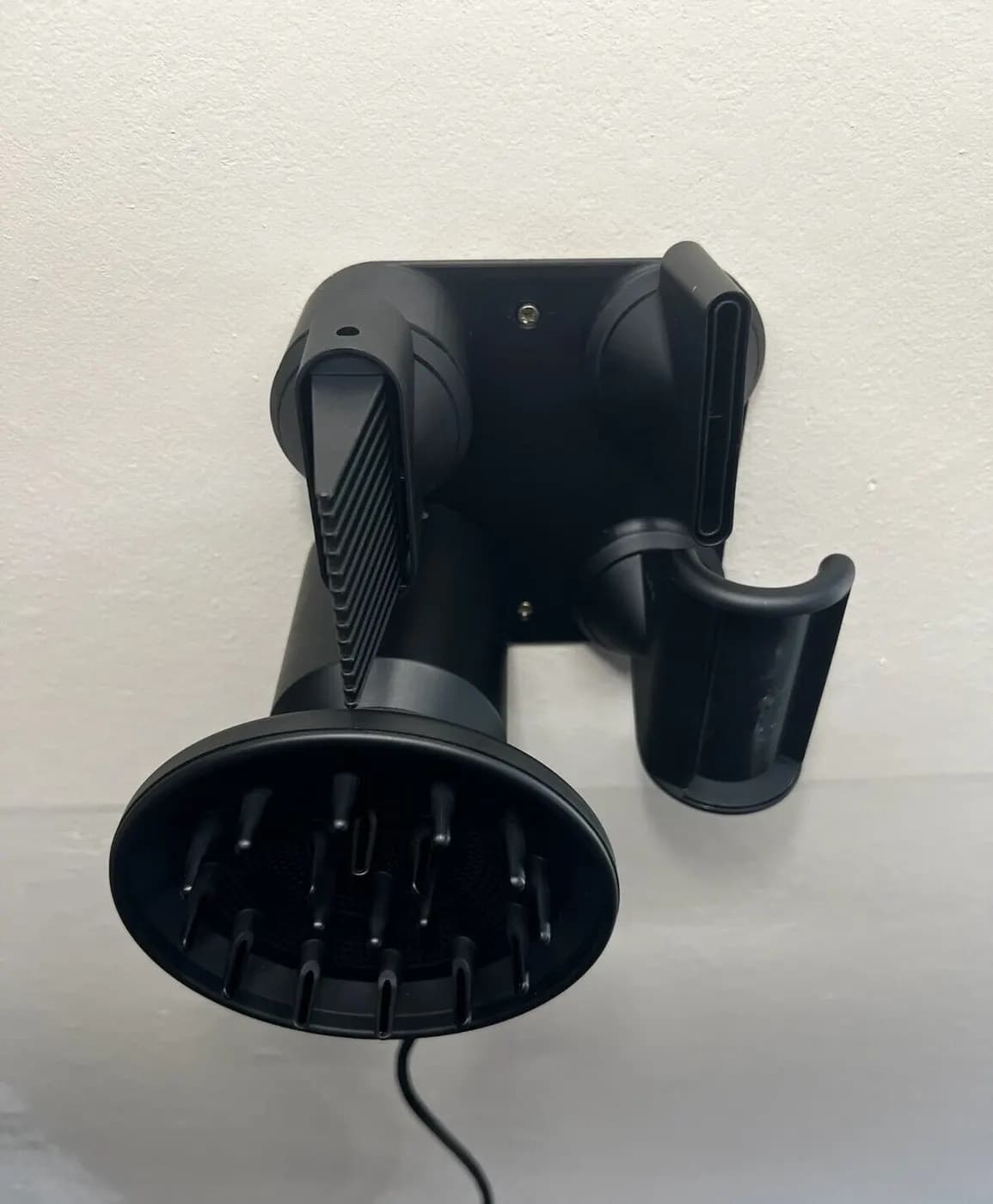 Wall Mount Bracket Stand Holder for Dyson Supersonic Hair Dryer Black, view 2