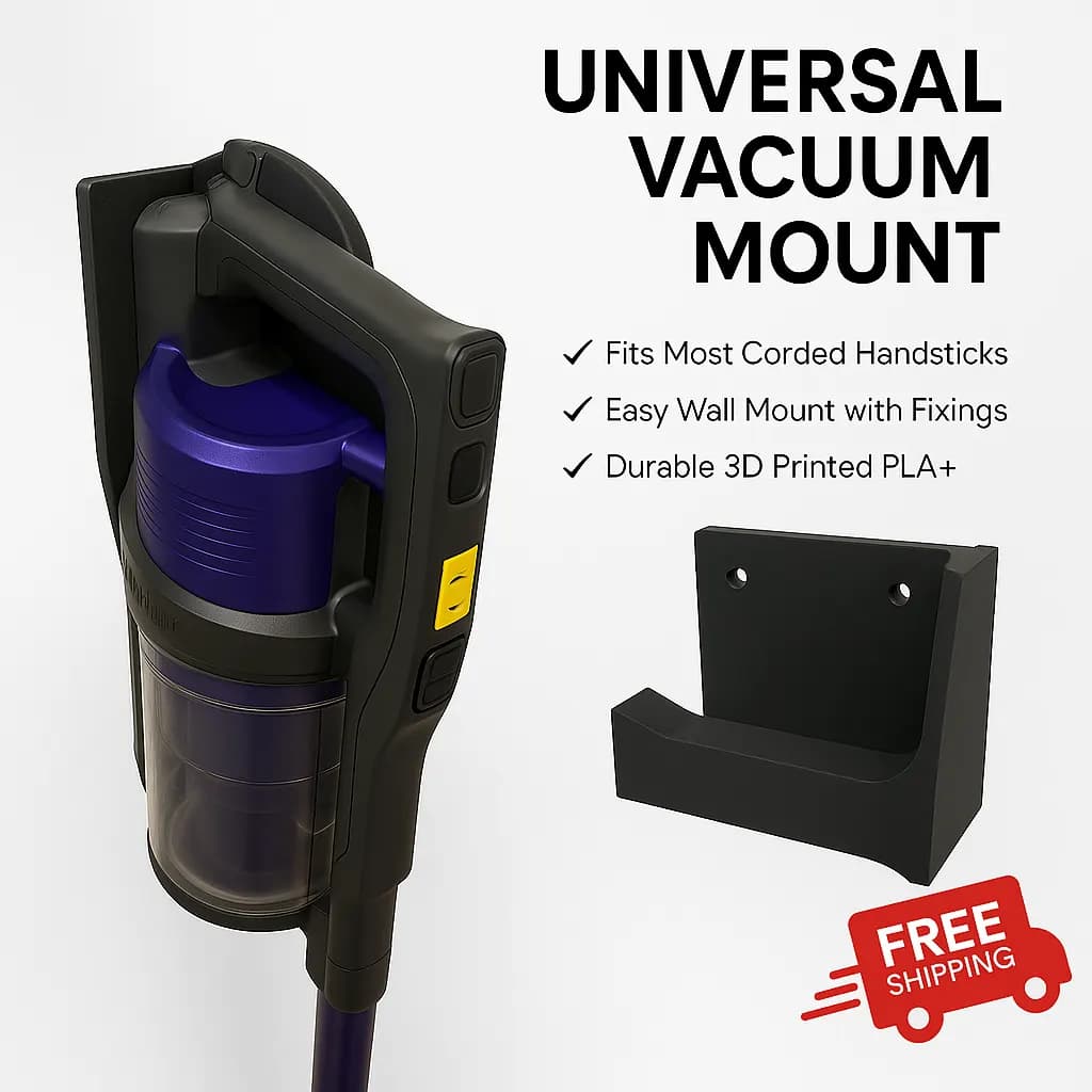 Wall Mount Holder Bracket Compatible Shark Hoover IZ140 IZ300UK IZ400 UK