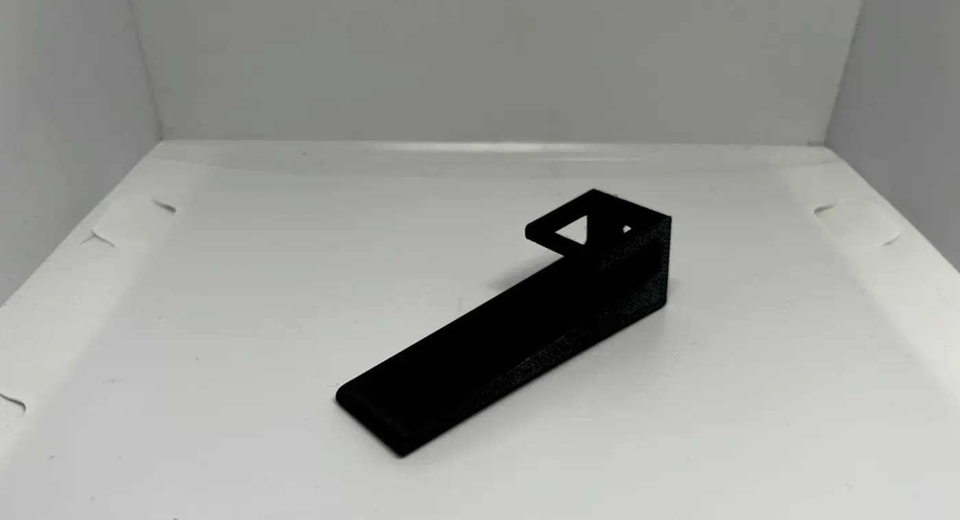 Wall Mounted Cap / Hat Display Stand mount black but any colour available, view 4