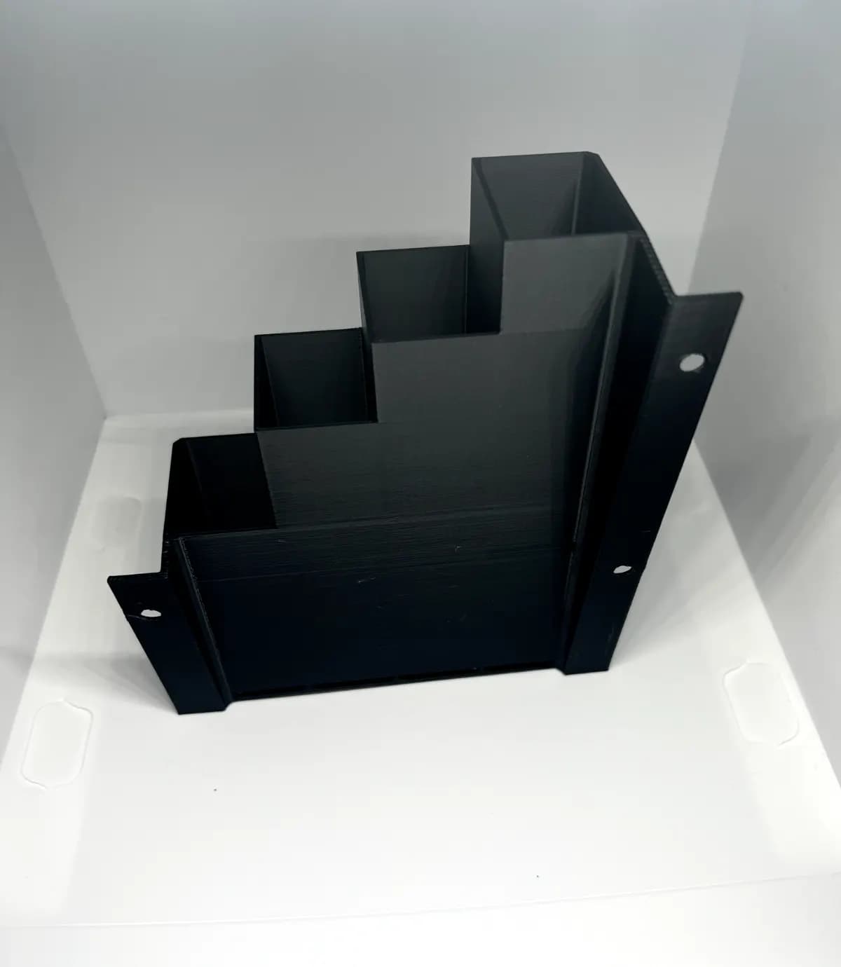 XL Extra Large Black Cable Tie Holder Zip Tie Storage Rack Wall Mount Organiser, view 4