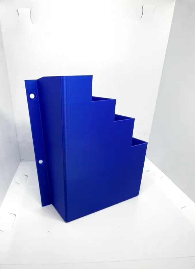 XL Extra Large Blue Cable Tie Holder Zip Tie Storage Rack Wall Mount Organiser, view 2