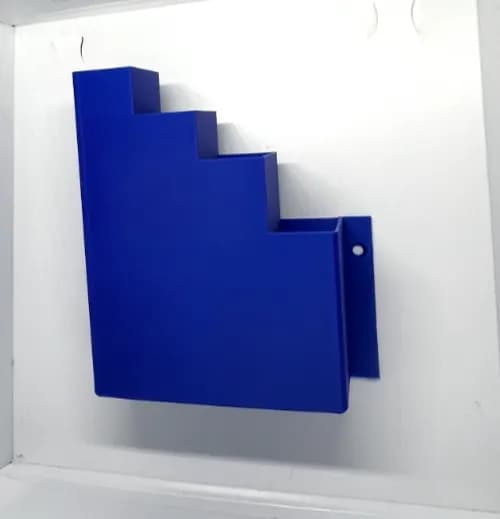 XL Extra Large Blue Cable Tie Holder Zip Tie Storage Rack Wall Mount Organiser, view 6