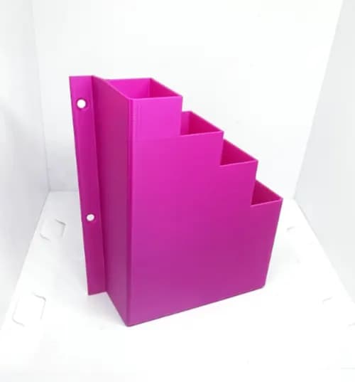 XL Extra Large Hot Pink Cable Tie Holder Zip Storage Rack Wall Mount Organiser, view 2