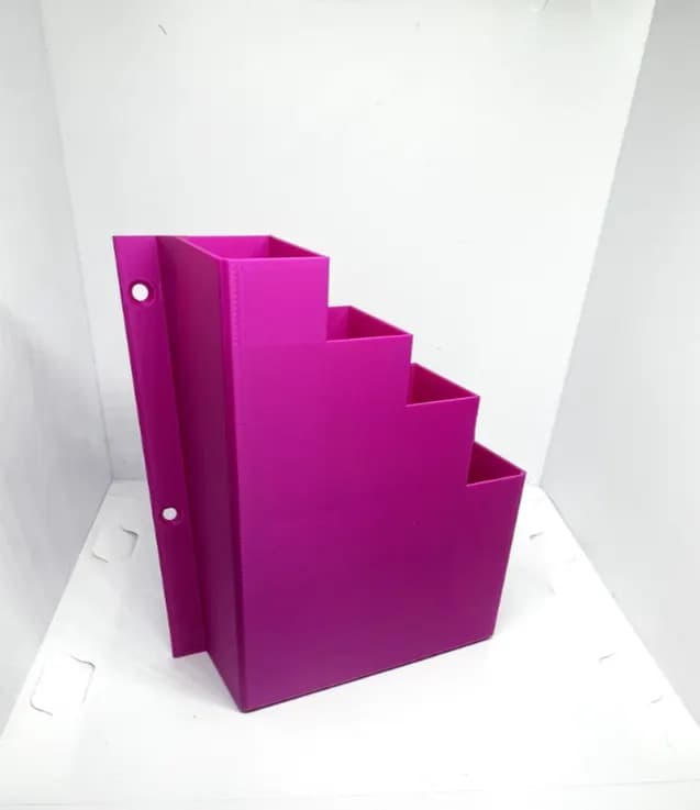 XL Extra Large Hot Pink Cable Tie Holder Zip Storage Rack Wall Mount Organiser, view 3