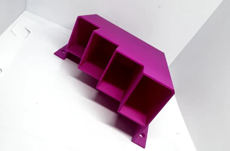 XL Extra Large Hot Pink Cable Tie Holder Zip Storage Rack Wall Mount Organiser, view 4