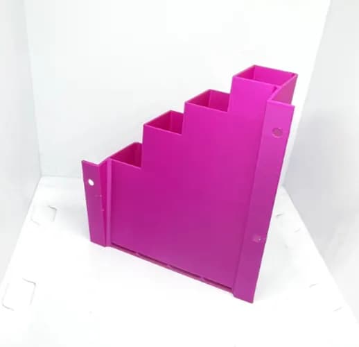 XL Extra Large Hot Pink Cable Tie Holder Zip Storage Rack Wall Mount Organiser, view 5