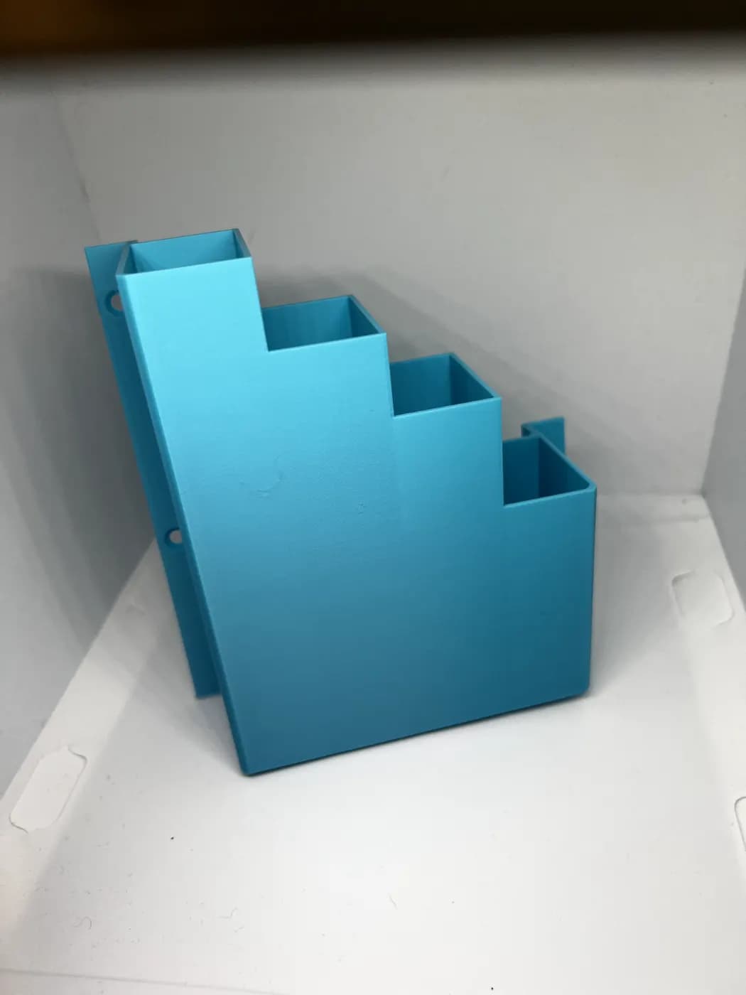 XL Extra Large Makita Light Blue Cable Tie Holder Zip Storage Rack Wall Mount, view 5