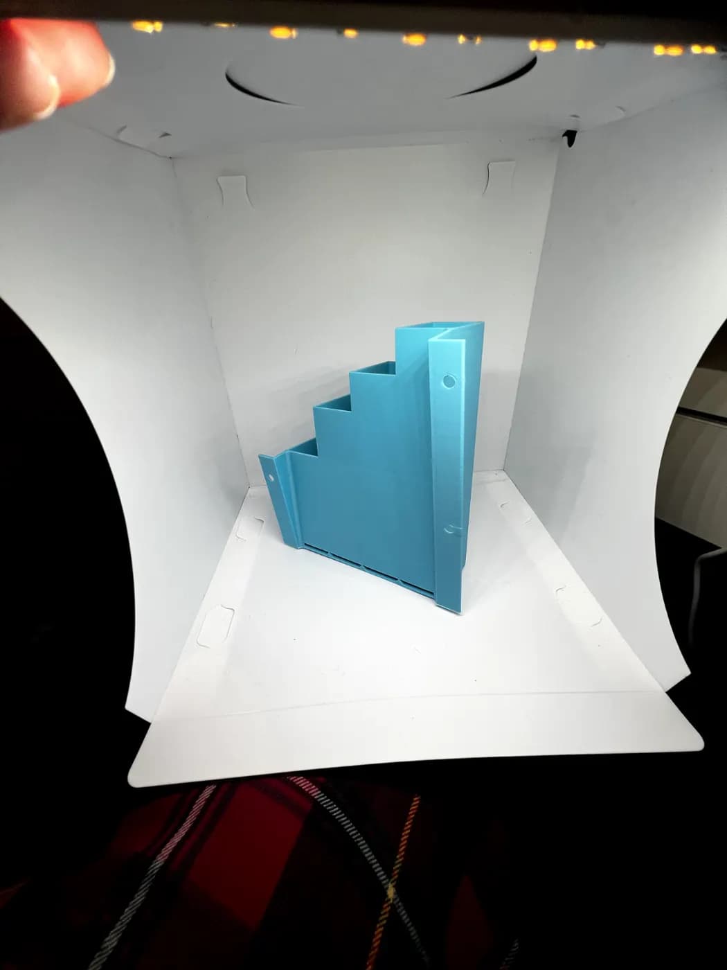 XL Extra Large Makita Light Blue Cable Tie Holder Zip Storage Rack Wall Mount, view 6