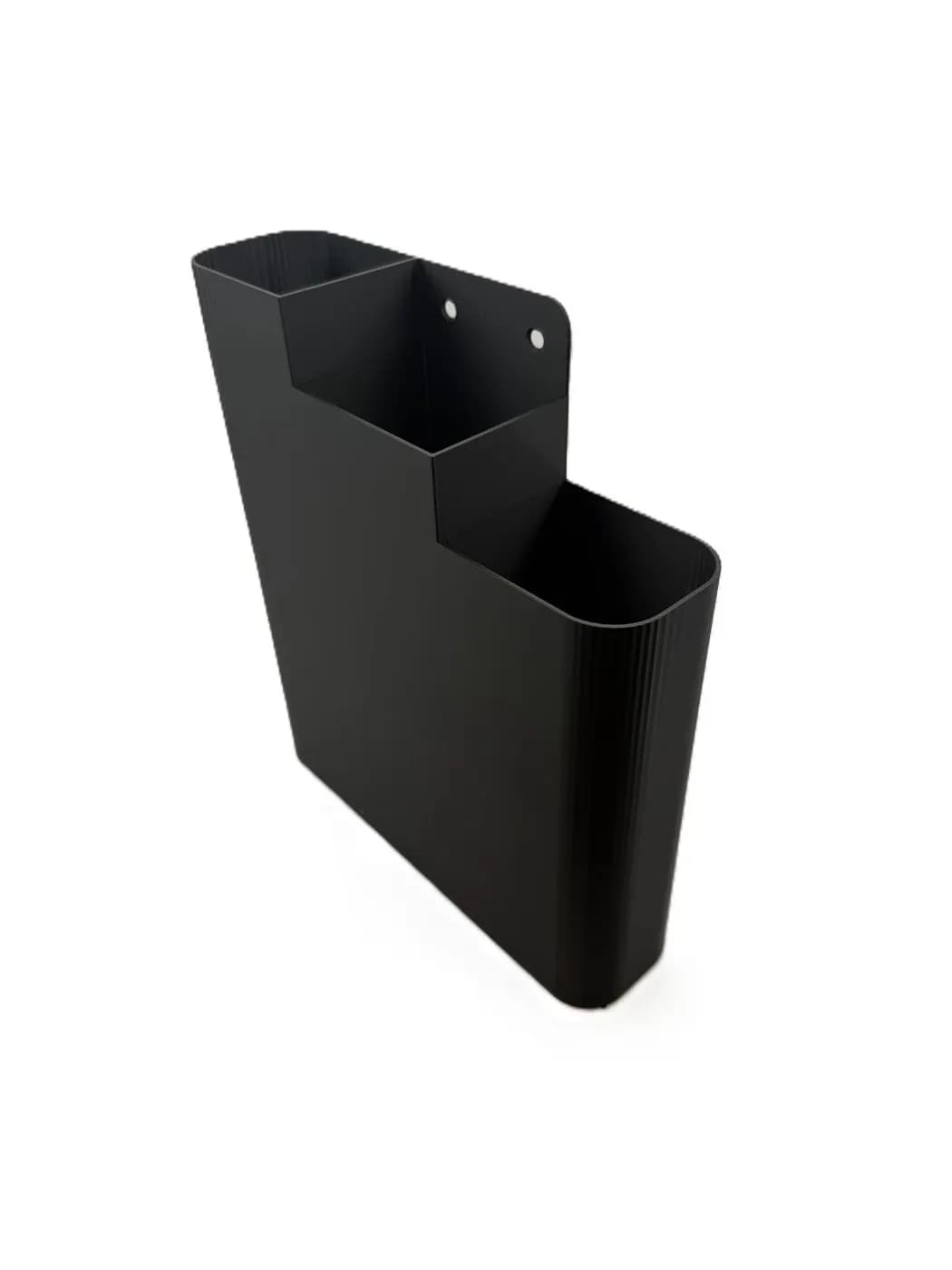 XL Extra Tall Large Black Cable Tie Holder Zip Tie Storage Wall Mount Organiser, view 3