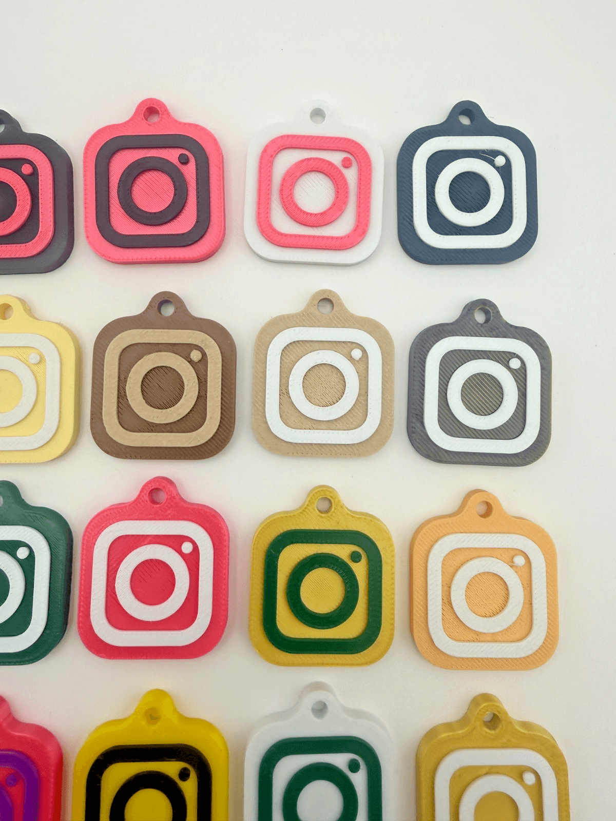 30mm NFC Tag Social Media Key Chain Key Ring Tap To Share Profile, view 7