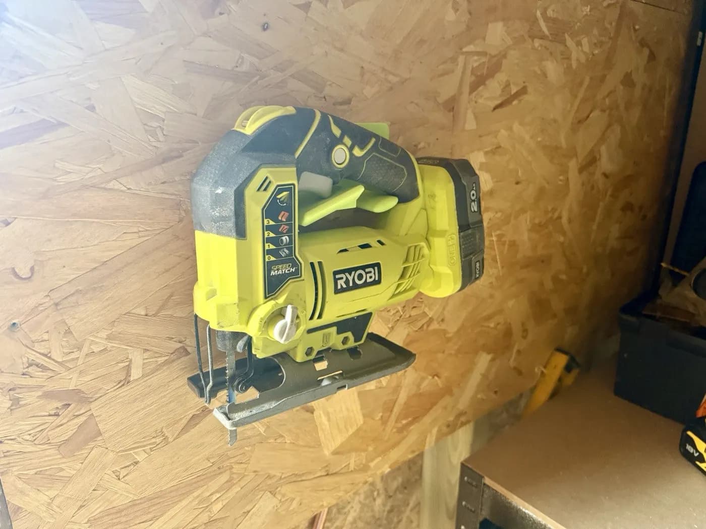 Ryobi R18JS-0 18V ONE+ Jigsaw wall mount holder display storage organiser