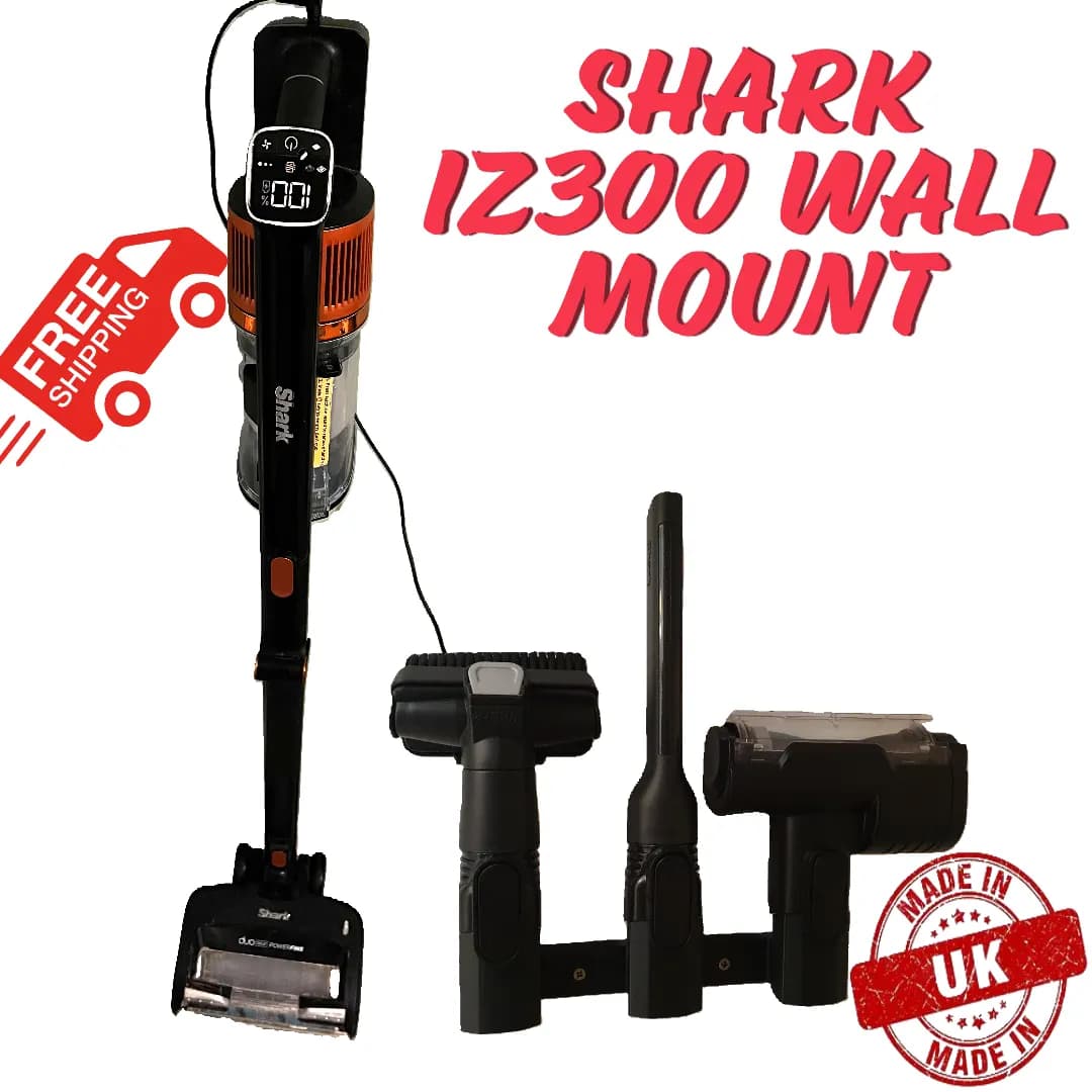 Shark Anti Hair Wrap Powerfins Vacuum Wall Mount accessory bracket dock IZ300