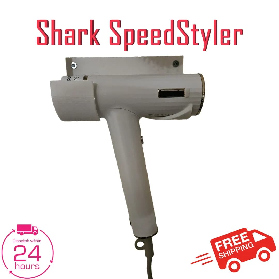 Shark Speedstyle hair Dryer Wall Mount Holder Organiser Storage Free P&P