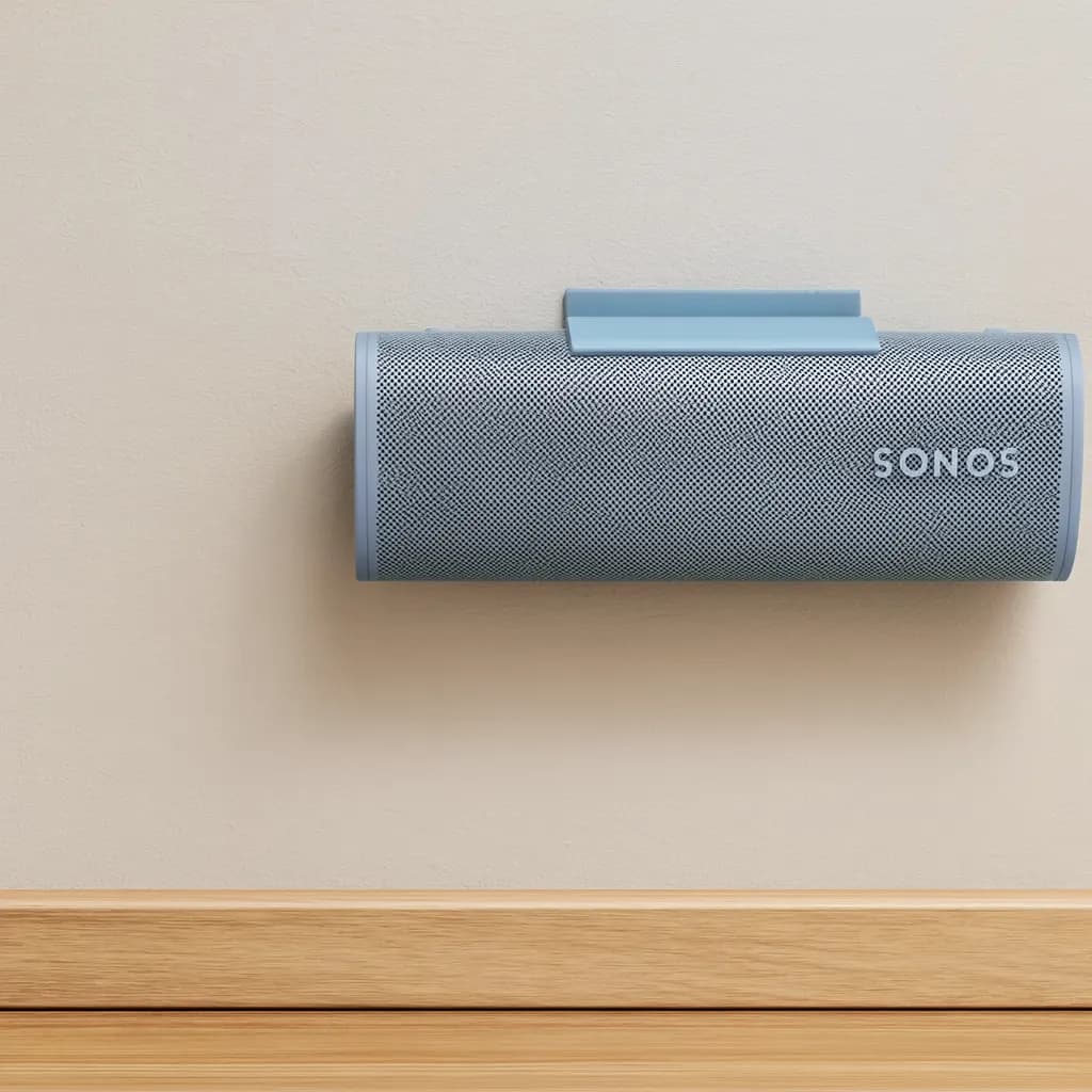 single Blue Horizontal Wall Mount for Sonos Roam Bracket Holder Mount Stand UK