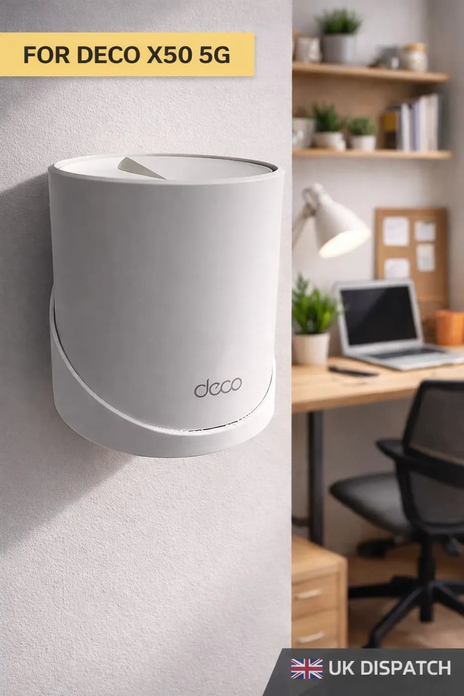 TP-Link Deco X50 5G Wall Mount Holder 3D Printed Mesh WiFi Bracket UK
