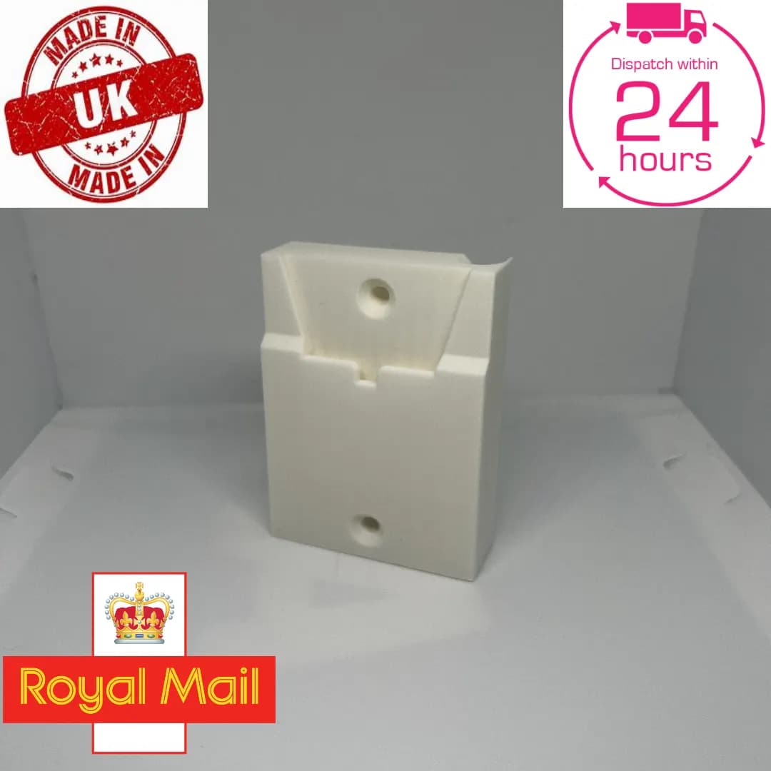 White Wall mount bracket holder Shark Vacuum IZ202UK, IZ202UKT, IZ252UK, IZ300UK
